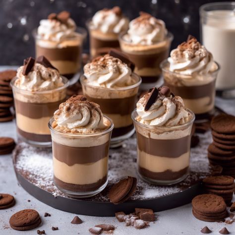 TIRAMISU CUPS: A FAMOUS ITALIAN DESSERT Individual Tiramisu Cups, Individual Tiramisu, Ricotta Chocolate, Italian Christmas Desserts, Tiramisu Cups, Italian Desserts Easy, Easy Tiramisu, Italian Tiramisu, Dessert Cups Recipes