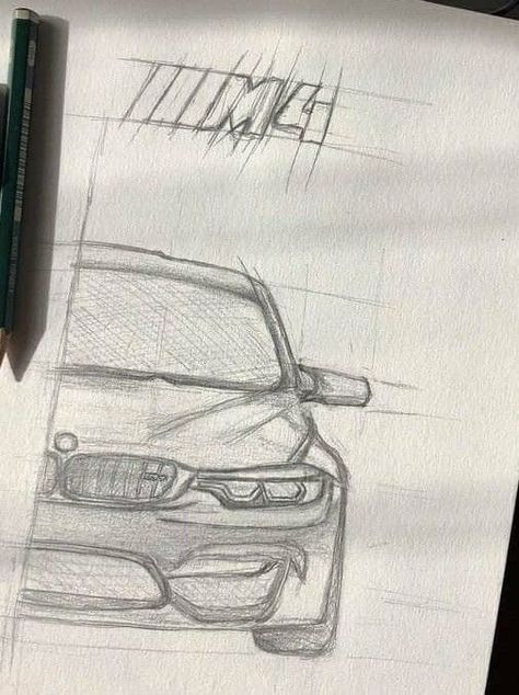 Cars Sketch Pencil, Bmw Sketch, Carcase Iphone, Music Graffiti, Rolls Royce Car, 2024 Bedroom, Royce Car, Cars Design, Seni Dan Kraf