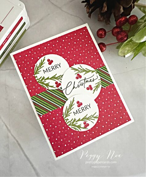 Make 10 Quick Christmas Cards! - Pretty Paper Cards Pointsetta Card Ideas, Stampin Up Rustic Christmas Countdown Kit Alternatives, Stampin Up Clean And Simple Christmas Cards, Stampin Up One Of A Kind Cards, 5x7 Card Ideas, Stamp Up Cards Ideas, Stampinup Thank You Cards, Stampin Up A Little Bit Festive Dsp, Stampin Up Delightful Wishes