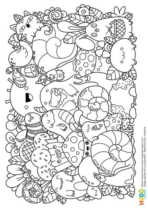 Doodles Kawaii, Photo Kawaii, Arte Doodle, Doodle Characters, Doodle Art Drawing, Kawaii Illustration, Doodle Coloring, Cartoon Coloring Pages, Cute Doodles Drawings