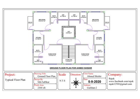 Plan with title block. If you need any kinds of architectural drawing please contact with me. #design #homedecor #Elevation #Section #Siteplan #Layoutplan #Excavationplan #interiordesign #interiors #luxuryliving #architecturaldesign #architectures #luxuryrealestate #urbanliving #floorplan #houseplan #autocaddrawing #Plan #autocad2d #architecture #2dfloorplan #2ddrawings Autocad Title Block Design, Architecture Title Block, Title Block Architecture, Title Block Design, Unit Floor Plan, Title Block, Almirah Designs, Apartment Floor, House Floor Design