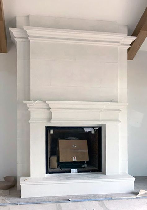 Fireplaces With Hearth Seating, Fireplace Hearth Seating, Fireplace With Hearth Seating, Hearth Seating, Cast Stone Mantel, Cast Stone Fireplace, Fireplace Mantel Surrounds, Stone Mantel, Mantel Surround