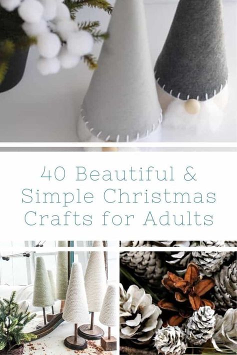 Christmas Crafts for Adults: 40 Easy DIY Projects You’ll Actually Love Craft Activities For Adults, Christmas Craft Activities, Christmas Activities For Adults, Diy Snow Globe, Christmas Crafts For Adults, Crafts For Adults, Activities For Adults, Easy Christmas Crafts, Crafts Christmas