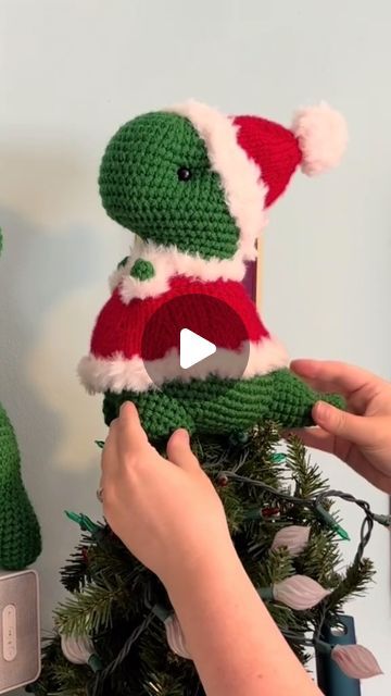 Alyssa Long on Instagram: "Monday the 30th is the LAST DAY to sign up to be guaranteed a Tree-Rex for this year (2024)! These are fully handmade, so I close the waitlist at the end of Sept to give myself time to get them all out by shipping deadlines - don’t miss out!! #crochet #handmade #handmadeholiday" Tree Rex, Crochet Handmade, Handmade Holiday, Year 2024, The Last Day, Last Day, The End, This Year, Give It To Me