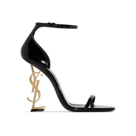 Step into luxury with the iconic Saint Laurent Opyum Sandals, exclusively available in our shop. Crafted from premium materials, these sandals feature the stunning YSL logo heel, adding a bold statement to any outfit. With their sleek design and exquisite craftsmanship, they are the epitome of elegance and style. Elevate your wardrobe with this exclusive piece! Shoes Ysl, Ysl Heels, Ysl Logo, Sleek Design, Saint Laurent, Sleek, Sandals, Wardrobe, Heels