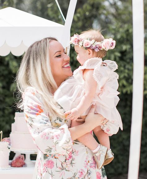 Floral French first birthday party by Samantha Dapper | Browse Wedding & Party Ideas | 100 Layer Cake Mom Daughter Photoshoot, Daughter Photoshoot, Louisiana Museum, Birthday Party Photography, 1st Birthday Cake Smash, Party Photoshoot, Romantic Photoshoot, Wedding Party Ideas, Cake Smash Photos