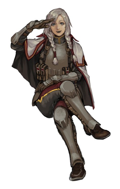 Sci Fi Bounty Hunter Female, Dnd Adventurer Character, Lancer Pilot Character Art, Armored Woman Art, Courier Character Design, Sci Fi Medic Character, Lancer Ttrpg Art, Sci Fi Knight Character Art, Female Professor Character Design