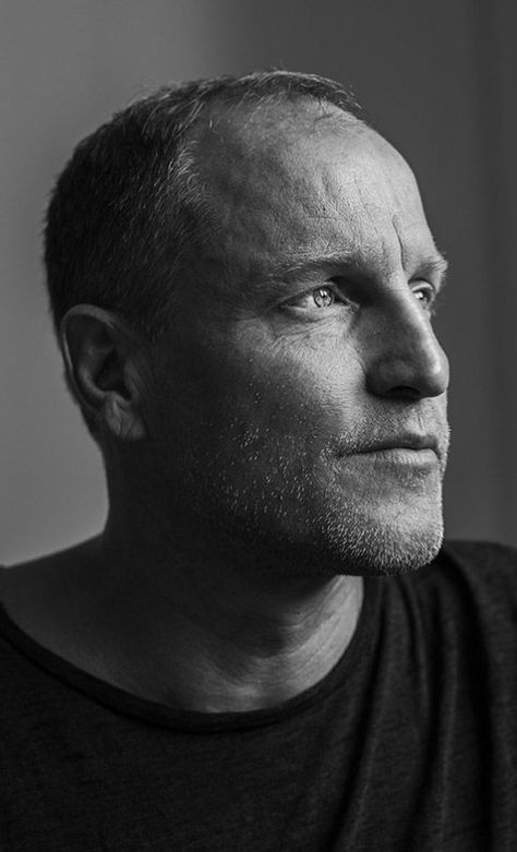 Balding Men, Woody Harrelson, Teen Celebrities, Dean Martin, Celebrity Portraits, Michael Fassbender, John Wayne, Black And White Portraits, Male Portrait