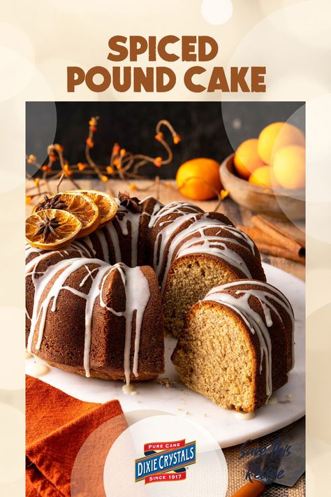 Chef Eddy takes the traditional pound cake and dresses it up for fall and winter with this Spice Pound Cake recipe. Cinnamon, ginger, and cardamom combined with a touch of orange makes this moist Spice Pound Cake a go-to dessert for when the mercury dips. Spice Pound Cake includes star of anise, a flavor similar to licorice and fennel s Star Of Anise, Traditional Pound Cake, Spice Pound Cake, Strawberry Sponge Cake, Raspberry Coconut, Pound Cake Recipe, Homemade Pastries, Cake Truffles, Delicious Cake Recipes