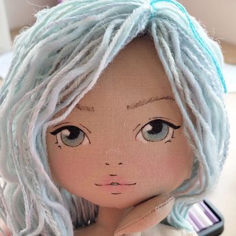 Diy Rag Dolls, Doll Face Paint, Lazy Daisy Stitch, Doll Diy Crafts, Rag Dolls Handmade, Doll Family, Doll Display, Wonderful Weekend, Doll Painting