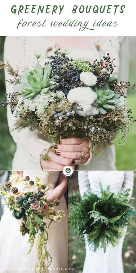 Top 60 Most Ethereal Redwood Forest Wedding Ideas to Take Your Breath Away---succulent, fern and berry wedding bouquet, Nestldown wedding ideas,spring and fall weddings, garden weddings, coutnry wedding flowers. Forest Wedding Ideas, Wedding Ideas Spring, Nestldown Wedding, Redwood Forest Wedding, Woodland Theme Wedding, Fall Wedding Nails, Redwood Wedding, Berry Wedding, Secret Garden Wedding