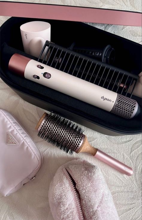 #dyson #dysonhairdryer #dysonairwrap #hair #haircare #pink Dyson Hair Dryer, Pink Girly Things, Everything Pink, Just Girly Things, Makeup Skin Care, Hair Brush, Beauty Secrets, Pink Aesthetic, Hair Tools