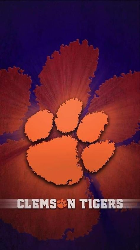 Clemson Aesthetic, Clemson Wallpaper, Clemson Tigers Wallpaper, Tigers Wallpaper, Dandelion Pictures, Clemson Tiger Paw, Iphone Wallpaper Stars, Wallpaper Para Iphone, Clemson Tigers Football