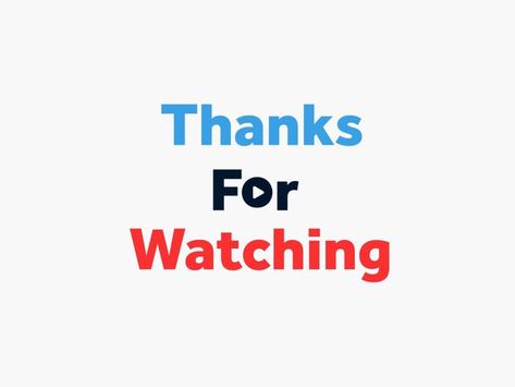 I made a "Thank you for watching" to use in the bottom of my Behance projects ! ____ Want your logo animated ? Drop me a Dm or Reach out to me at : ouaziz.mograph@gmail.com Distribution Logo, Watch Gif, Watch Image, Footer Design, Logo Animation, Thanks For Watching, Psd Files, Free Psd, Amazon Logo