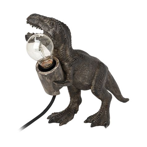 Dinosaur Lamp, Arm Cast, Brown Lamps, Stylish Table Lamps, Unique Table Lamps, Decorative Table Lamps, Tyrannosaurus Rex, Lamps For Sale, Black Table Lamps