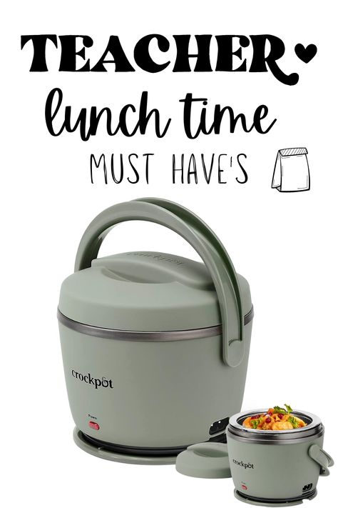 Mini Lunch Crockpot Recipes Ideas, Mini Crockpot Lunch Ideas, Crockpot Lunch Warmer Recipes, Lunch Crockpot Recipes Mini, Lunch Crockpot Recipes, Teacher Lunch Ideas, Lunch Crockpot, Crockpot Lunches, Mini Crockpot