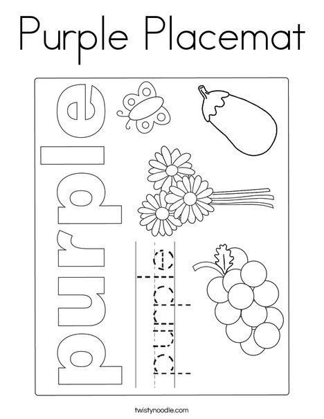 Color Purple Activities For Preschool, Color Purple Worksheet, Purple Activities For Preschool, Purple Coloring Page, Purple Activities, Colors Activity, Fun Sheets, Color Worksheets For Preschool, Purple Crafts