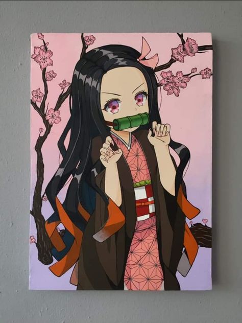 Anime Canvas Painting, Canvas Art Painting Acrylic, Pop Art Canvas, Anime Canvas Art, Abstract Art Painting Diy, Canvas Painting Designs, Canvas Painting Diy, Expressive Art, Scary Art