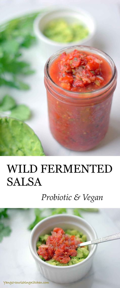 Barbecue Appetizers, Fermented Salsa, Fermenting Recipes, Good For Digestion, Vegan Probiotics, Fermented Veggies, Natural Probiotics, Fermentation Recipes, Meat Free Recipes