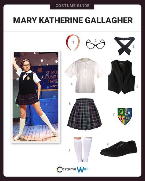 Get dressed like Mary Katherine Gallagher, the hilarious character from Saturday Night Live and the movie Superstar. Saturday Night Live Characters Costume Ideas, Mary Catherine Gallagher, Mia Thermopolis Costume, Mary Katherine Gallagher, Mia Thermopolis, Epic Halloween Costumes, Epic Costumes, Princess Diaries, Game Costumes