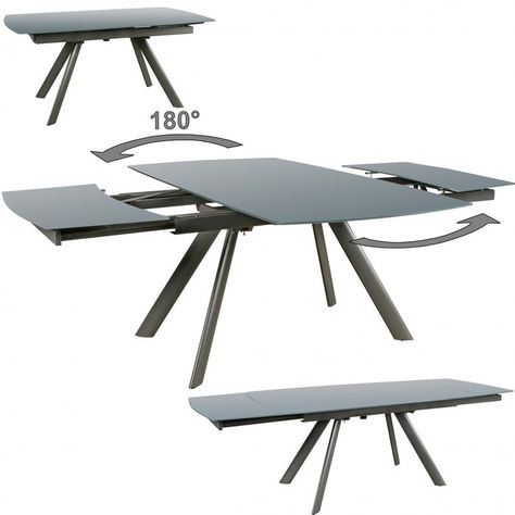 Kendall Extendable Dining Table Extendable High Dining Table, Fort Extending Dining Table, Extendable Dining Table Metal Base, Extendable Dining Table 4-6, Foldable Furniture, Industrial Design Furniture, Extendable Dining Table, Drafting Desk, Carpentry