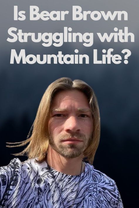 Bear Brown from Alaskan Bush People is facing difficulties adapting to mountain living again. Bear Brown’s recent updates highlighted the challenges of returning to his rugged lifestyle. Alaskan Bush People, Bear Brown, Mountain Living, Mountain Life, Mountain Home, In The Mountains, City Life, Reality Tv, The Mountain