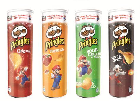 Pringles- Super Mario edition Game Info, Hot Spicy, Donkey Kong, Pop Tarts, Super Mario, Oreo, Lemonade, Tart, Mario