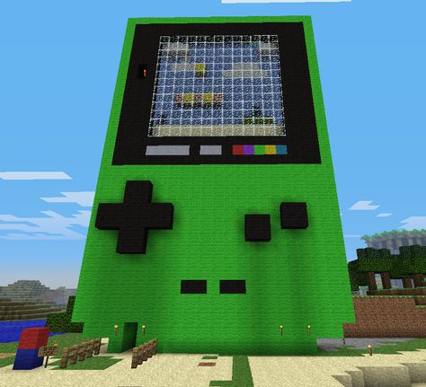 mine craft creations | Posted on March 23, 2011 Minecraft Mario, Cool Minecraft Creations, Gameboy Color, Cardboard Box Crafts, Minecraft Games, Amazing Minecraft, Minecraft Decorations, Minecraft Blueprints, Minecraft Pixel Art