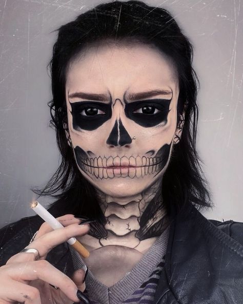 Skull Teeth Makeup, Hot Skull Makeup, Skull Mouth Makeup, Scary Skull Makeup, Halloween Creepy Makeup, Undead Makeup, Halloween Beauty Makeup, Calavera Makeup, Skull Makeup Halloween