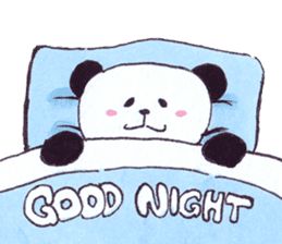 Good Night Doodle, Reply Pics, Dear M, Lazy Panda, Goodnight Images, Noteit Ideas, Goodnight Messages, Goodnight Quotes, Chat Stickers