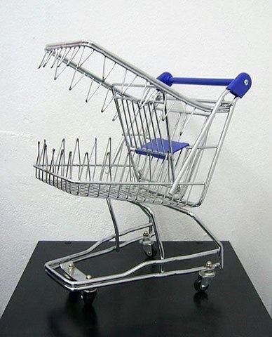 Consumerism: I Shop Therefore I Am Picture Writing Prompts, Visual Metaphor, Shopping Trolley, Deco Originale, A Level Art, Sculpture Installation, Albert Einstein, Healthy Tips, Installation Art