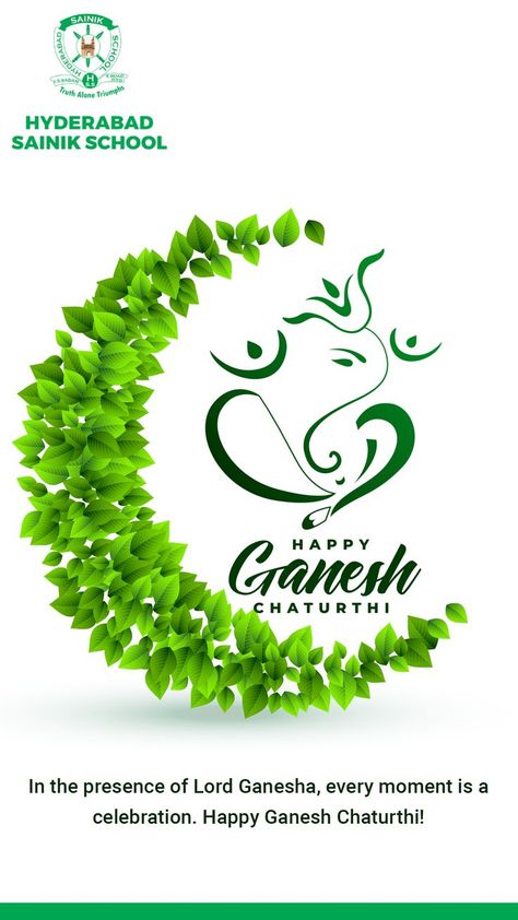 happy ganesh chaturthi 2023 Embracing the divine presence of Lord Ganesha, we rejoice in the spirit of Ganesh Chaturthi. Wishing you all a joyous celebration! #hyderabadsainikschool #hyderabadsainikschool2023 #GaneshChaturthi2023 #JoyfulCelebrations #DivineBlessings #FestiveVibes #GaneshChaturthiCelebration #FestivalOfGanesha Happy Ganesh, Joyous Celebration, Happy Ganesh Chaturthi, Ganesh Chaturthi, Lord Ganesha, The Divine, Ganesha, The Spirit, Special Day