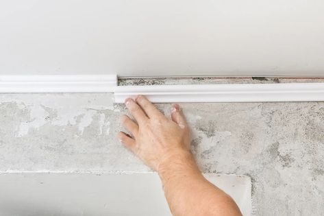 Shoe Molding, This Old House, Home Improvements, Crown Molding, Old House, Molding, Gap, Crown, Wall