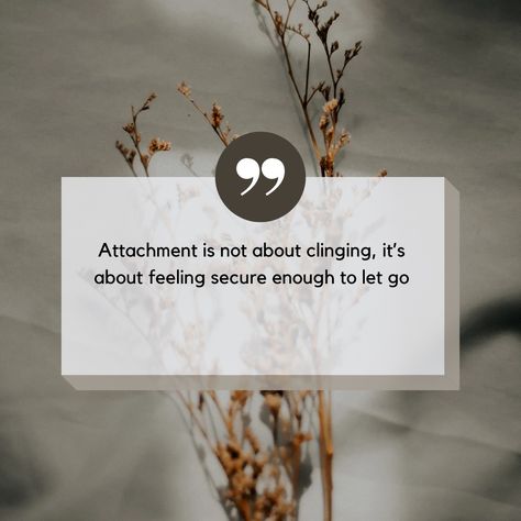 In relationships, true attachment means feeling safe enough to explore and grow, not holding on tightly out of fear. That’s where Emotionally Focused Therapy (EFT) comes in! 🌼 EFT helps couples understand their emotional needs, fostering a secure bond that allows for vulnerability and trust. When you feel secure, you can navigate challenges together without fear of losing each other. What’s one way you and your partner can create a secure space for each other? Share your thoughts below! 👇 ... Emotionally Focused Therapy, Emotional Needs, Feeling Safe, Letting Go, The Fosters, How Are You Feeling, Feelings, Let It Be, Quick Saves