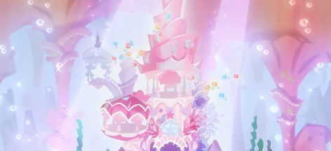 #crk #cookierunkingdom Cookie Run Aesthetic, Cookie Run Background, Crk Backgrounds, Cookie Parfait, Kawaii Cookies, Pearl Background, Iphone Lockscreen Wallpaper, Cute Headers, Mermaid Tale