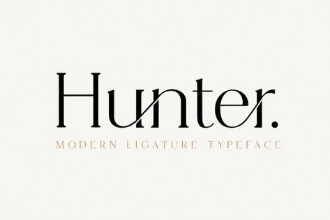 Hunter #fonts #popularfonts #modernfont #calligraphy #handwritten #lovelyfont #romantic #stylish #elegant #design Feminism Design, Typeface Alphabet, Ad Typography, Ligature Font, Alphabet Typography, Top Fonts, Pull Quotes, Logo Minimalista, Stencil Font