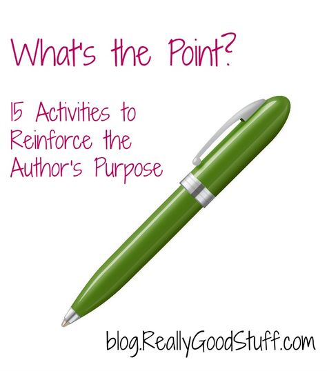 Authors Purpose Activities Middle School, Authors Purpose Activities, Authors Point Of View, 5th Grade Activities, Teaching High School English, Secondary English, Writing Blog, Authors Purpose, Writer's Workshop