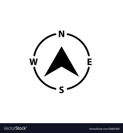 North Compass, North Arrow, Compass Icon, Compass Logo, Logo Shapes, Logo Icon, Graphic Design Posters, Logo Icons, Business Names