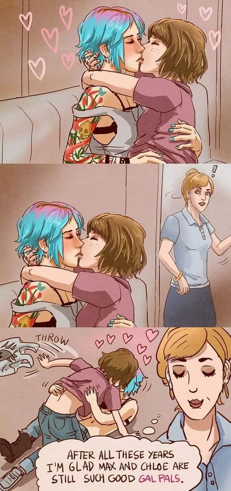 Chloe X Max Life Is Strange, Life Is Strange Chloe And Max Fanart, Chloe X Max Fanart, Pricefield Kiss, Pricefield Comic, Max Caulfield Comic, Sapphic Comic, Life Is Strange Max And Chloe, Chloe And Max Life Is Strange