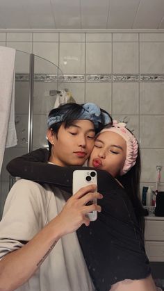 Korean Relationship Goals Aesthetic, Cute Asian Couple Pics, Asian Bf Aesthetic, Korean International Couple, White Asian Couple, Asian And Mexican Couple, Filipino Couple Aesthetic, Mexican Couple Aesthetic, Asian Boyfriend Aesthetic