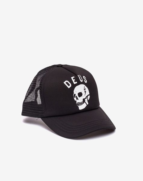 Deus Trucker Hat Surf Apparel, Deus Ex Machina, Ex Machina, Riding Gear, Online Accessories, Tee Shop, Quality Clothing, Apparel Accessories, Trucker Hat