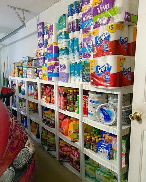 Home Stockpile, Extreme Couponing Stockpile Storage, Stock Pile Storage, Preppers Pantry Stockpile, Coupon Stockpile Organization, Pantry Stockpile, Stockpile Organization, Stock Pile Organization, Couponing Stockpile