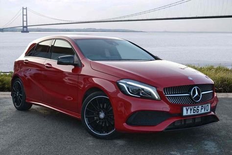 Mercedes A Class Hatchback, Mercedes Benz Hatchback, Mercedes Hatchback, Red Mercedes Benz, Mercedes 180, Red Mercedes, Mercedes A45 Amg, Mercedes A45, Car 2023