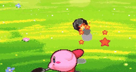 Kirby Kirby Gif Wallpaper Pc, Kirby Banner Gif, Chromebook Backgrounds, Kirby Banner, Kirby Gif, Kirby Eating, Notion Pics, Ipad Stuff, Comic Inspiration