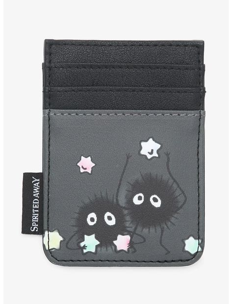 Studio Ghibli Soot Sprite Cardholder Soot Sprite, Candy Design, Tom Y Jerry, Soot Sprites, Star Candy, Cute Little Things, Cute Bags, Card Holder Wallet, Mini Backpack