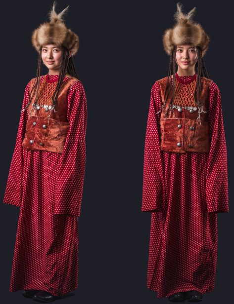 Kyrgyzstan Clothing, National Clothes, Folk Clothing, Traditional Costume, Central Asia, Traditional Outfits, Female Art, My Style, Red