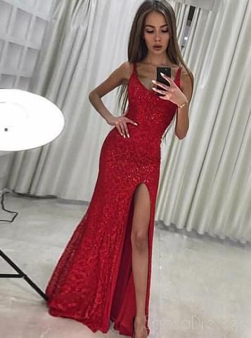 Scoop Neck Prom Dress, Red Lace Prom Dress, Fitted Prom Dresses, Red Mermaid, Sparkly Prom Dresses, Lace Prom Dress, Red Prom, Lace Mermaid, Sweet 16 Dresses