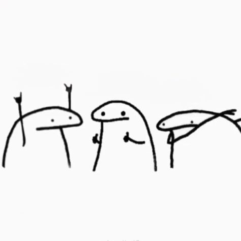 Three Bff Pfp, Trio Gc Pfp, Group Pfps, Trio Pfp, Funny Stick Figures, Christmas Dreaming, Three Friends, Funny Doodles, Squad Goals