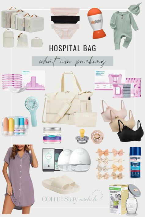 Labor Delivery Bag, Snacks For Hospital Bag Labor, Nesting Essentials, Newborn Hospital Bag, Im Pregnant Now What, Hospital Bag For Baby, Delivery Plan, Delivery Hospital Bag, Labor Bag