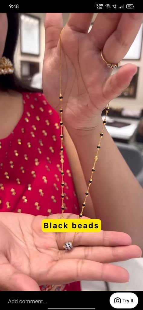 Daily Wear Nallapusalu, Fancy Black Beads Chain, Nala Pusalu Latest Designs, Long Nalla Pusalu Designs Latest, Black Beads Necklace Indian Gold, Nallapusalu Earrings, Nalla Pusalu Designs Latest Long, Mangalsutra Chain Designs Gold Long, Simple Black Beads Chain